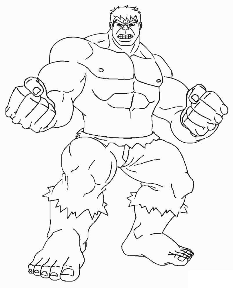 Hulk ausmalbilder