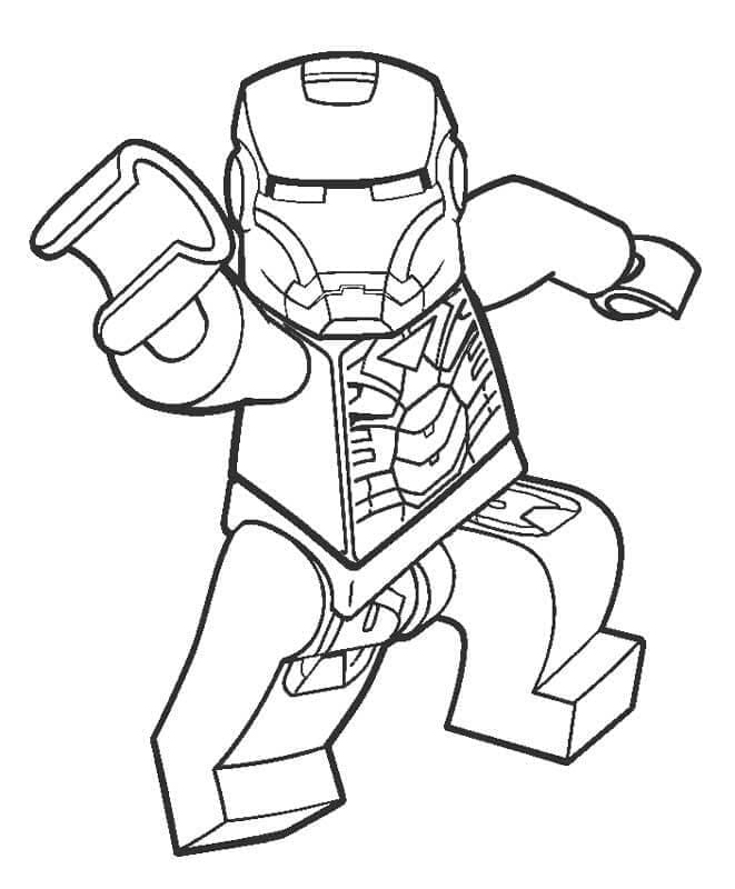 Druckbarer Iron Man ausmalbilder