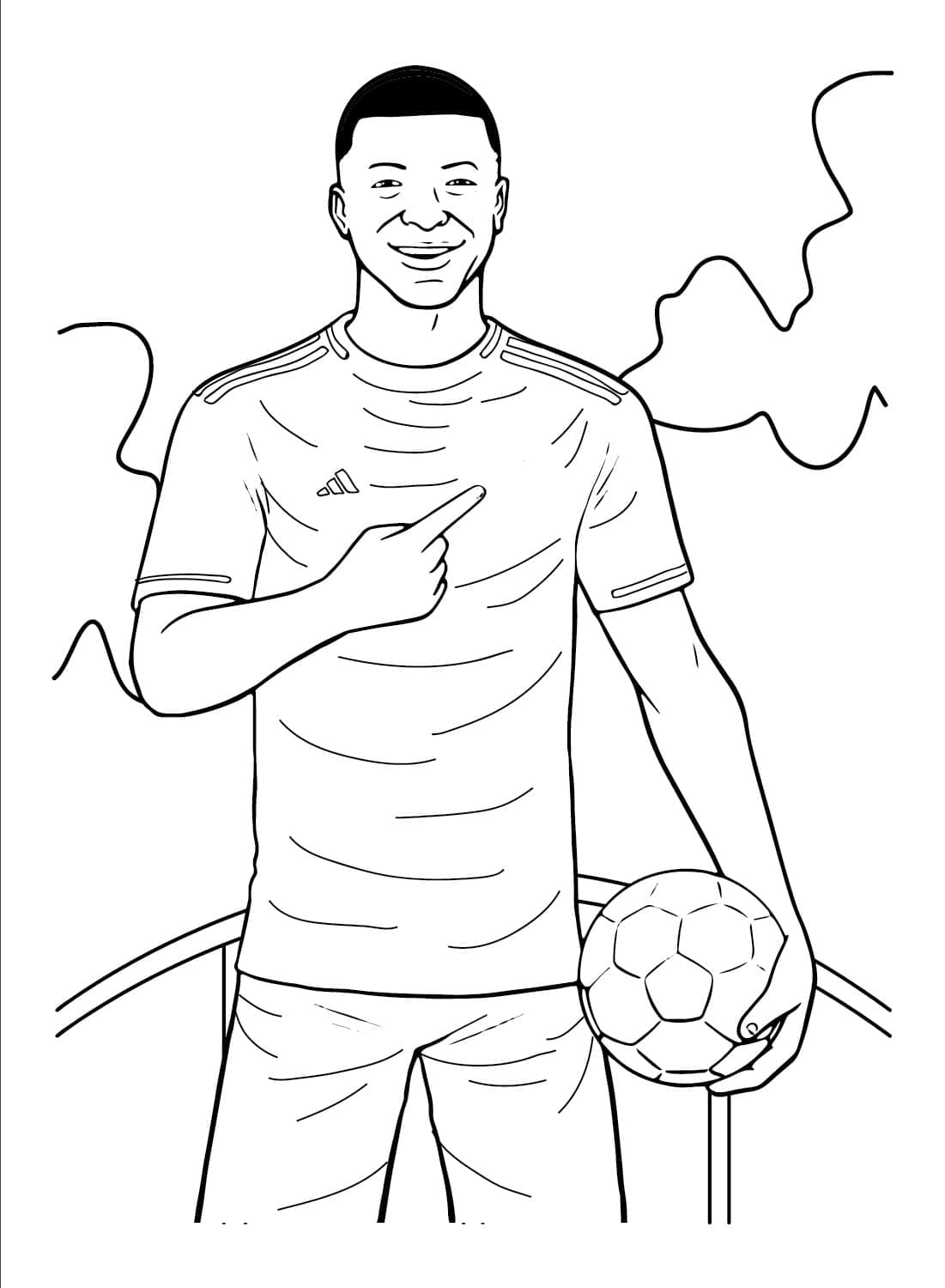 Kylian Mbappé ausmalbilder