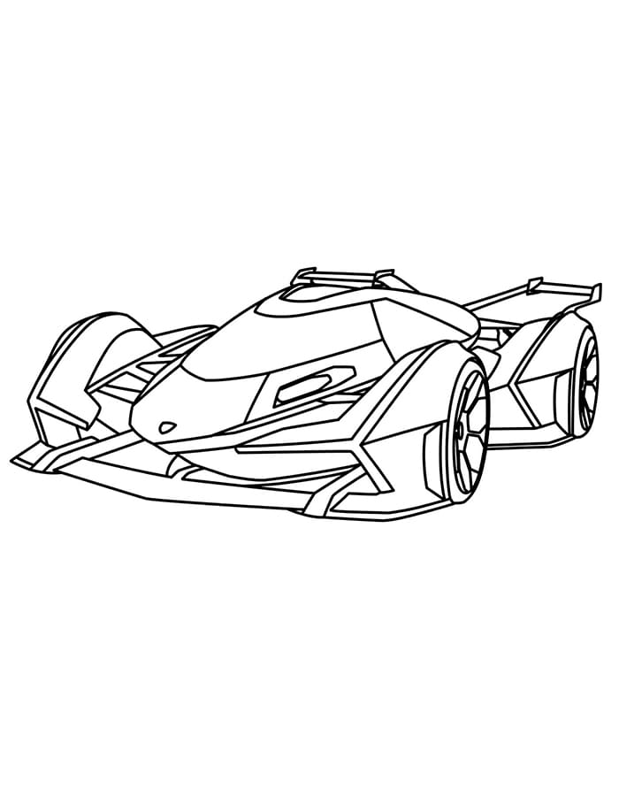 Druckbarer Lamborghini ausmalbilder