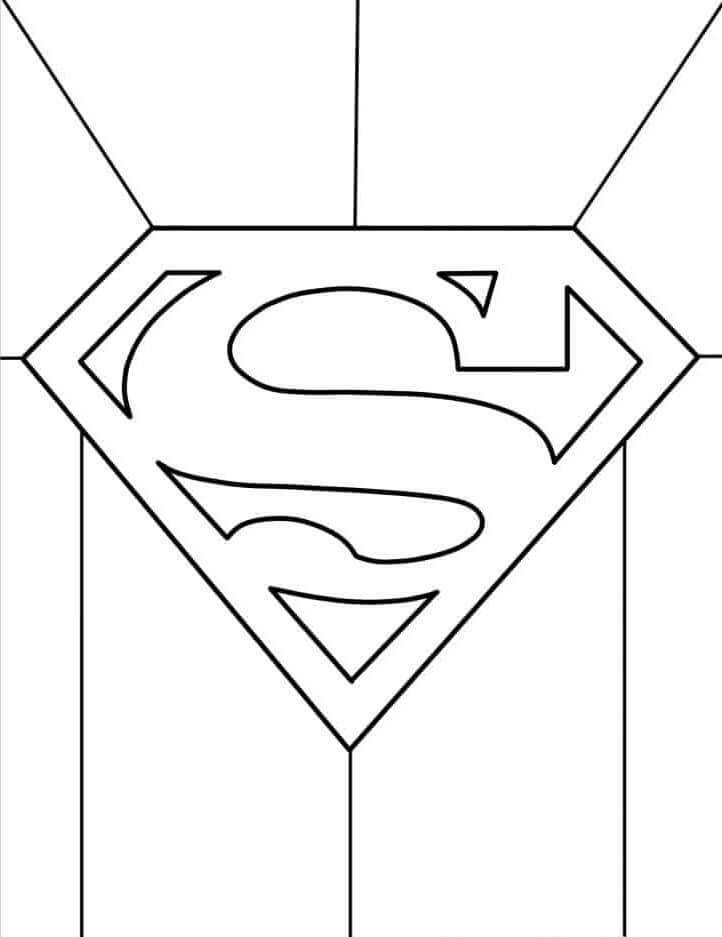 Druckbarer Superman für Kinder ausmalbilder