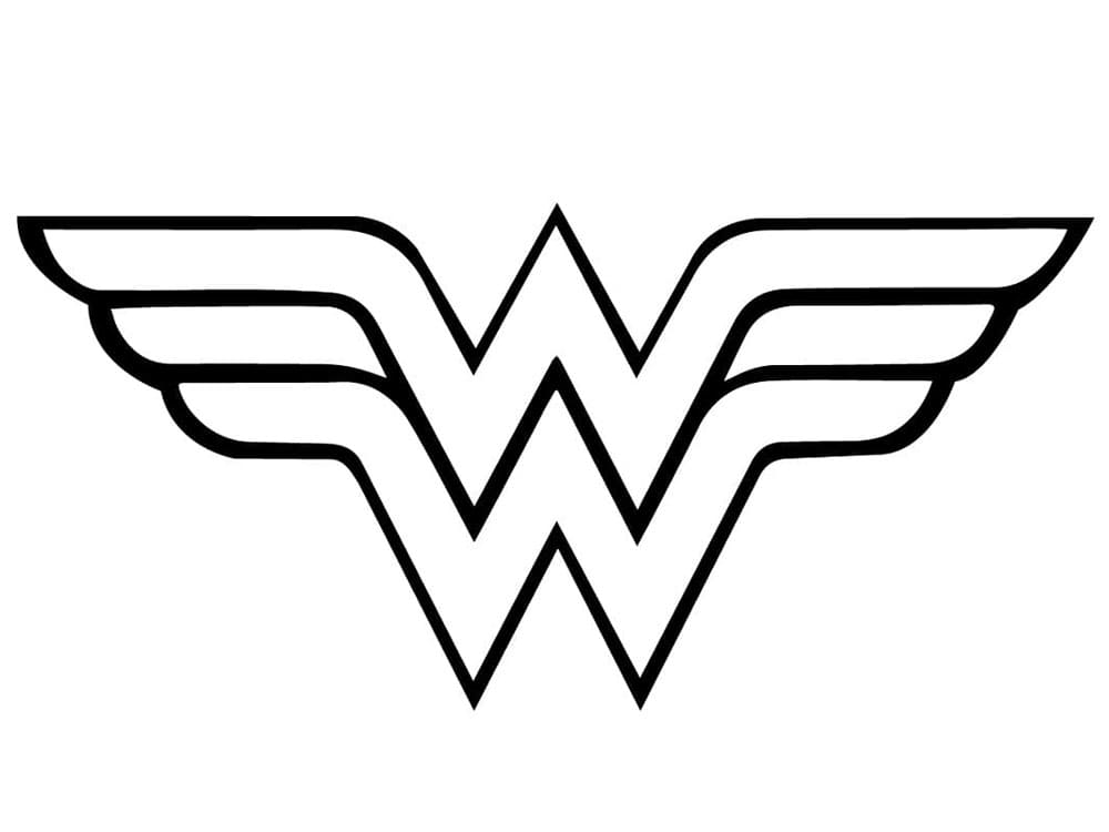 Druckbarer Wonder Woman kostenlos ausmalbilder