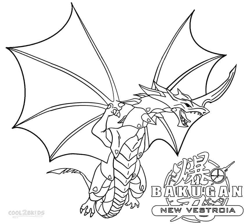 Druckbares Bakugan kostenlos ausmalbilder