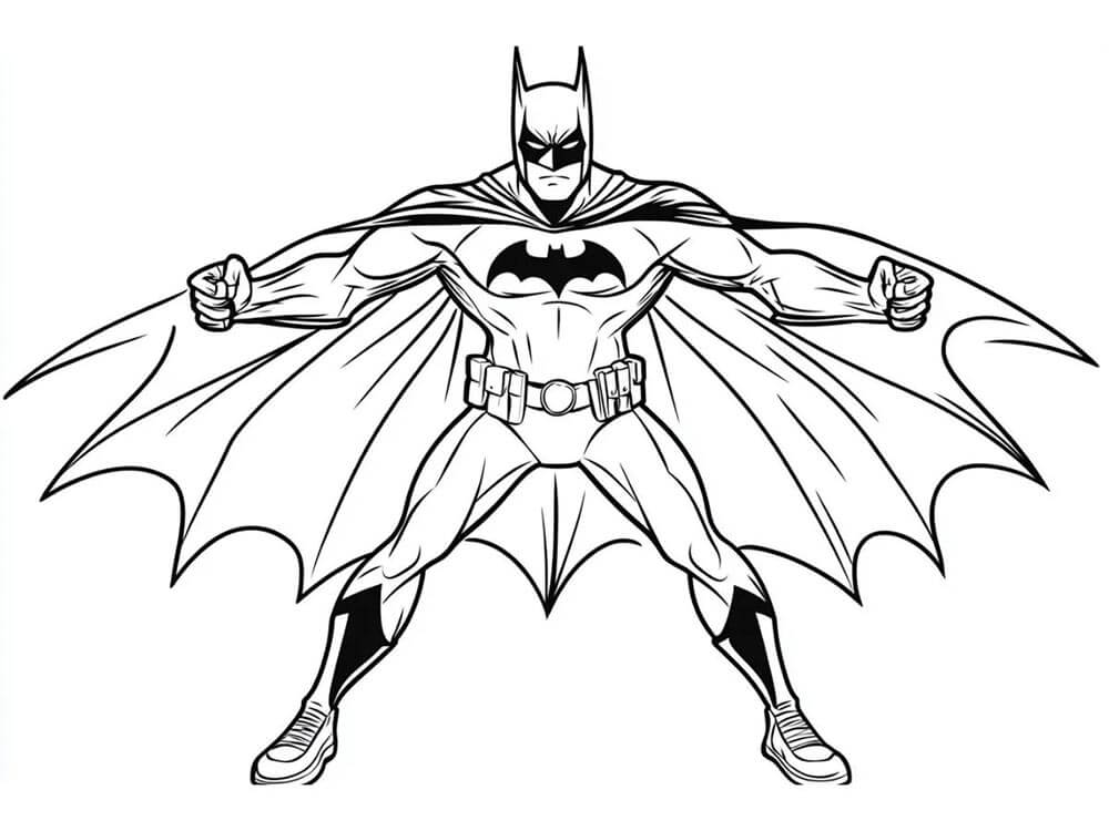 Druckbares Batman Bild ausmalbilder
