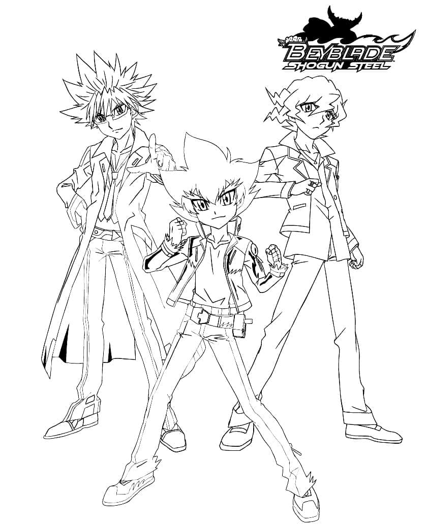 Druckbares Beyblade Bild ausmalbilder