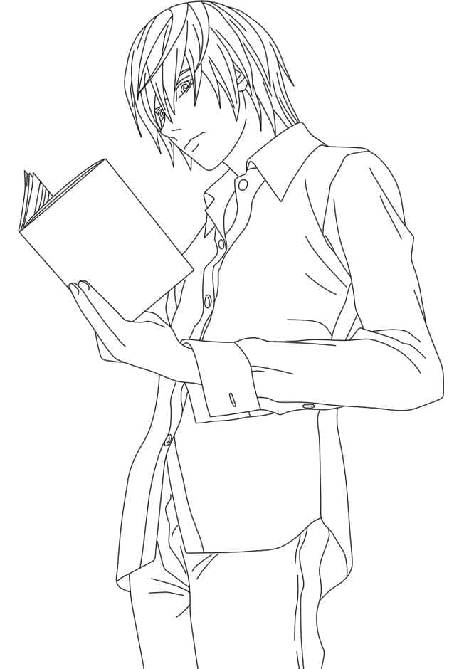 Druckbares Death Note kostenlos ausmalbilder