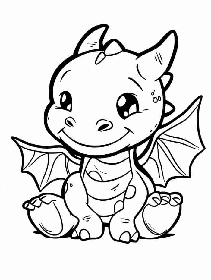 Druckbares Drache Bild ausmalbilder