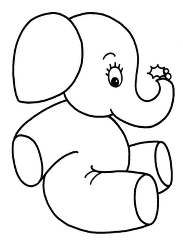 Druckbares Elefant Bild ausmalbilder