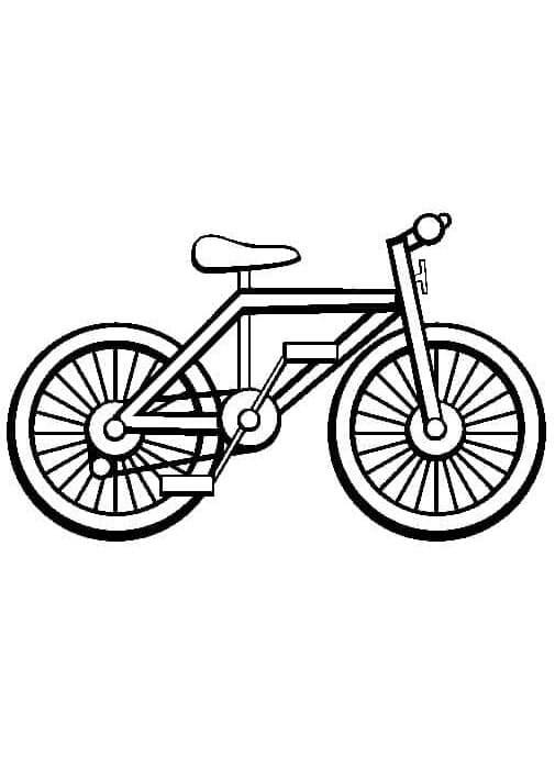 Druckbares Fahrrad kostenlos ausmalbilder