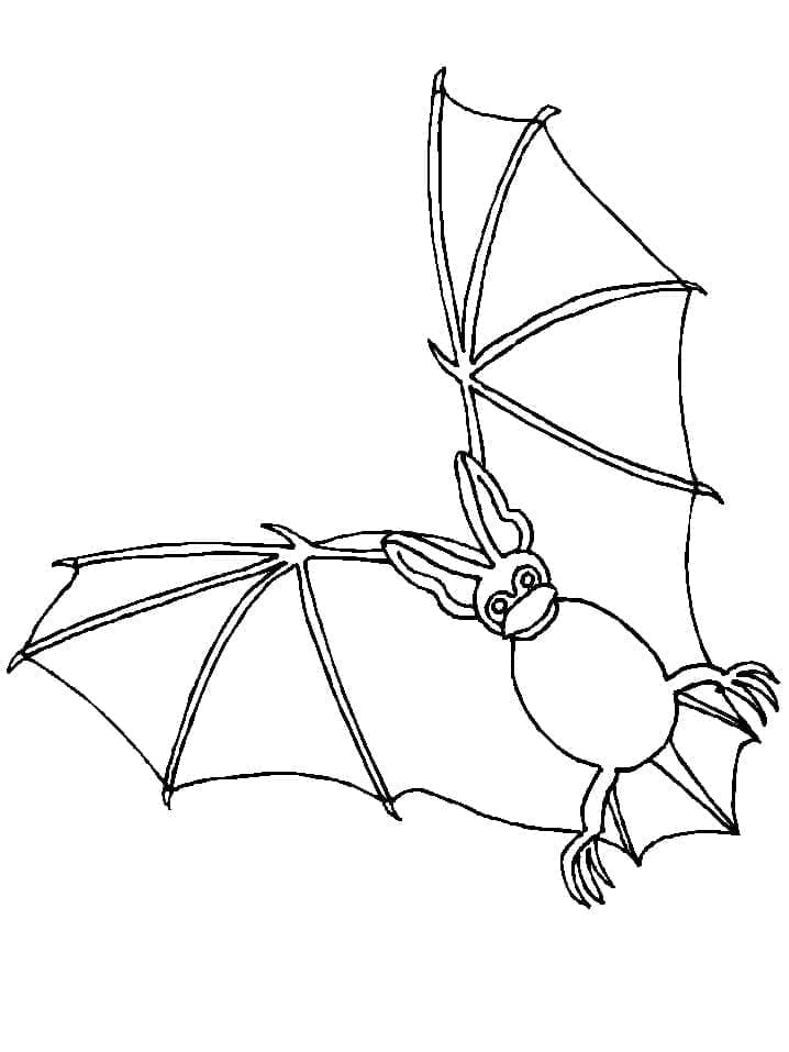 Druckbares Fledermaus Bild ausmalbilder