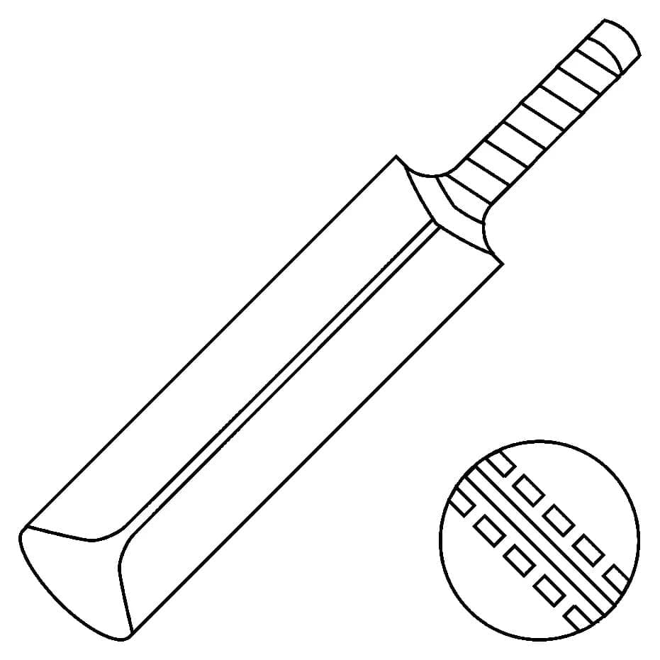 Druckbares Kostenloses Cricket ausmalbilder