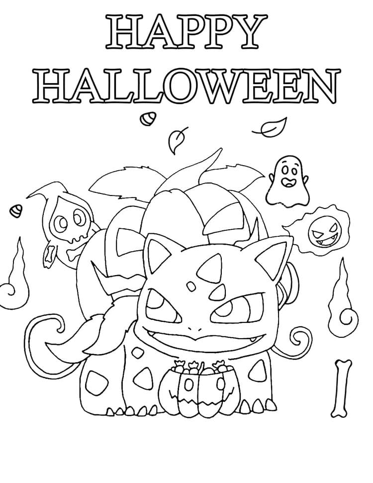 Druckbares Kostenloses Halloween ausmalbilder