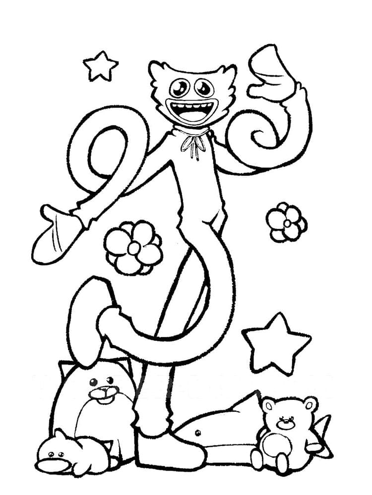 Huggy Wuggy ausmalbilder