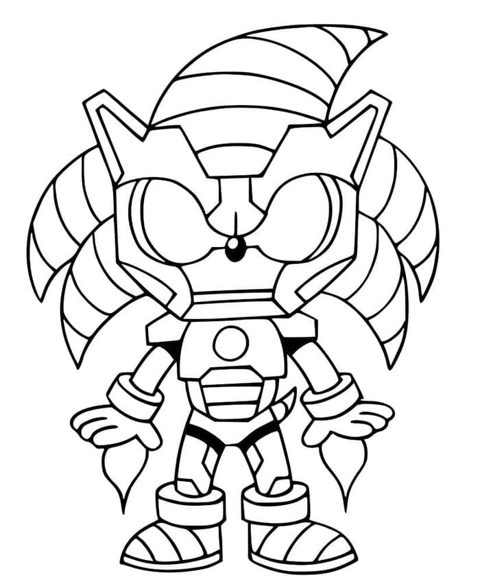 Druckbares Kostenloses Sonic ausmalbilder