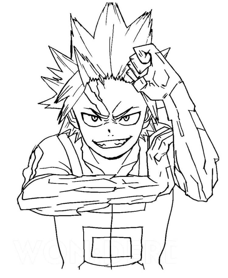 Druckbares My Hero Academia kostenlos ausmalbilder