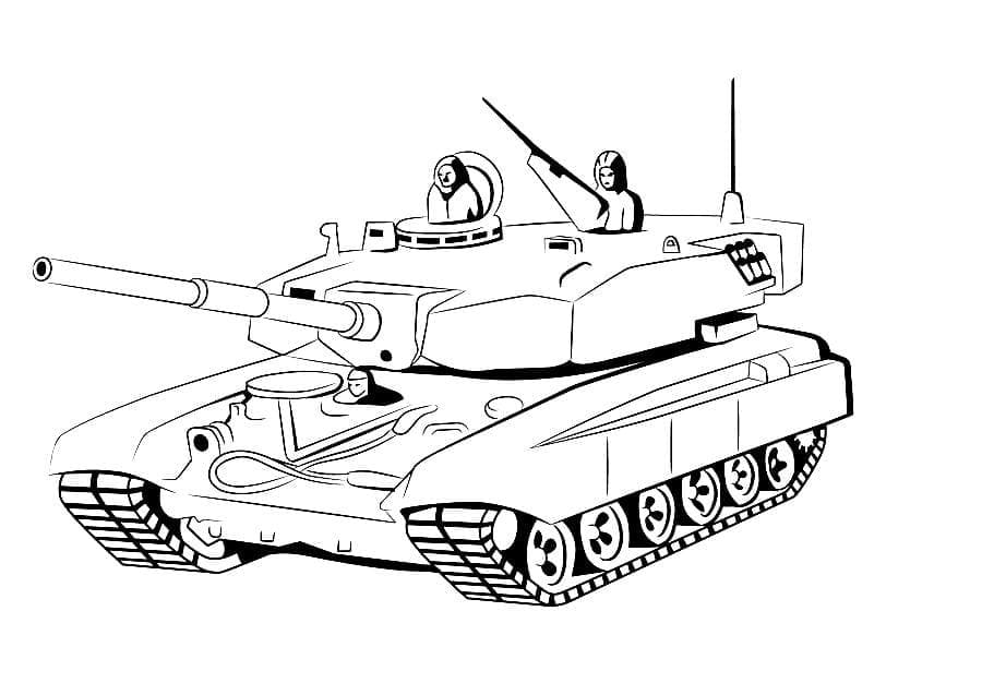 Druckbares Panzerbild ausmalbilder