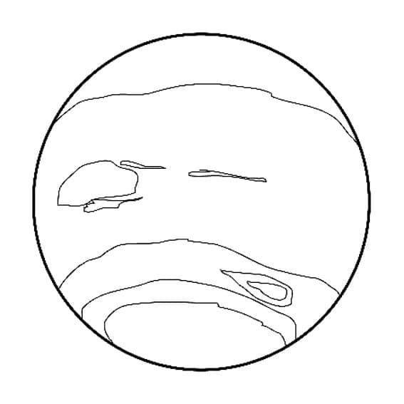Druckbares Planet ausmalbilder