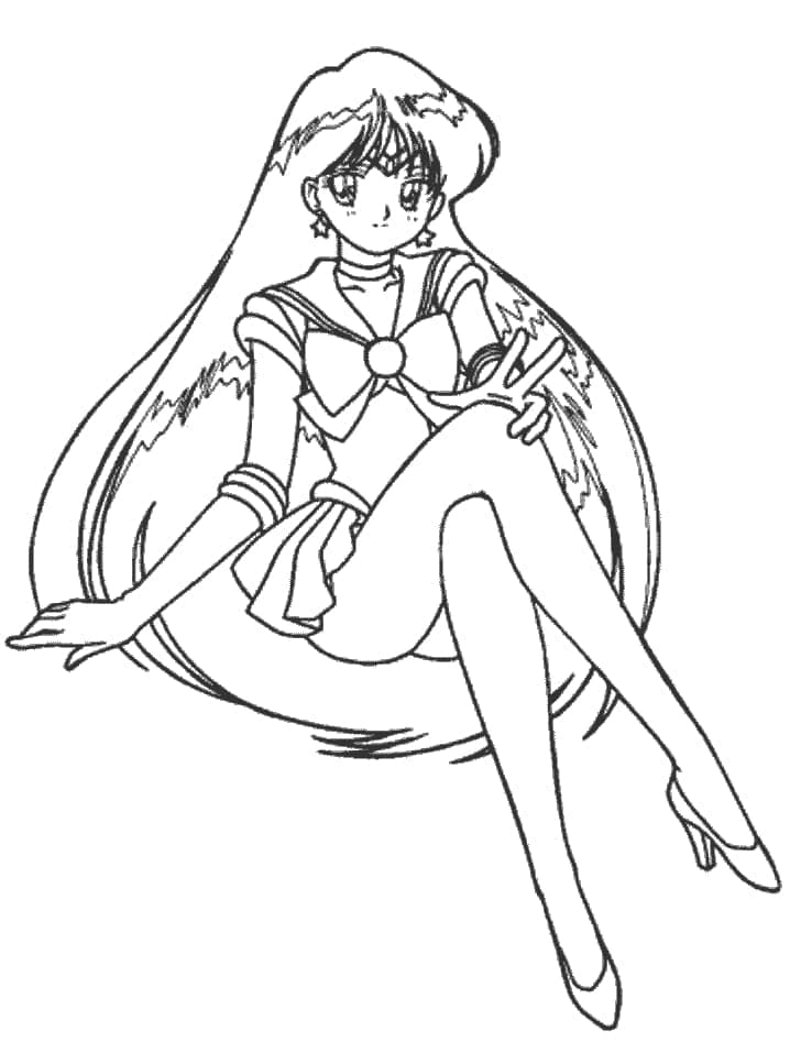 Druckbares Sailor Moon kostenlos ausmalbilder