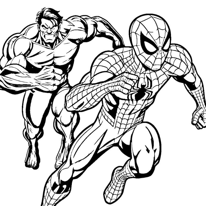 Druckbares Spiderman Bild ausmalbilder