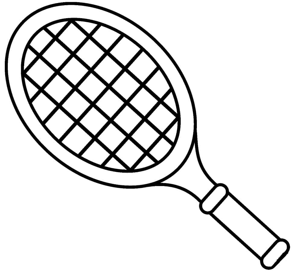 Druckbares Tennis ausmalbilder