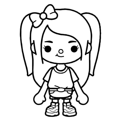 Druckbares Toca Boca Bild ausmalbilder