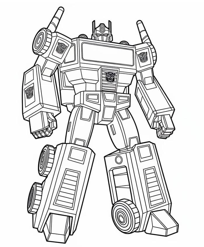 Druckbares Transformers Bild ausmalbilder