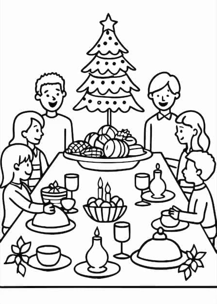 Druckbares Weihnachten Bild ausmalbilder