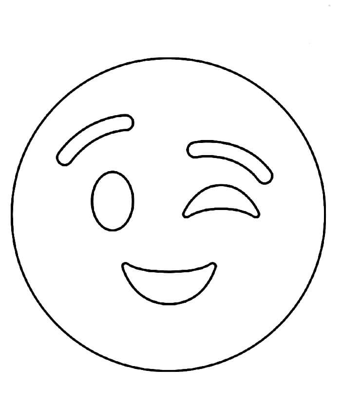 Druckfertiges Emoji Bild ausmalbilder