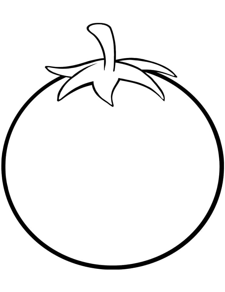Druckfertiges Tomate Bild ausmalbilder
