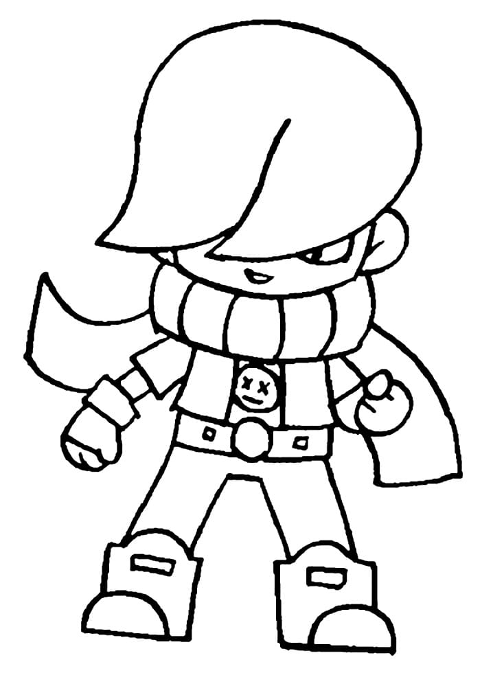 Edgar Brawl Stars ausmalbilder