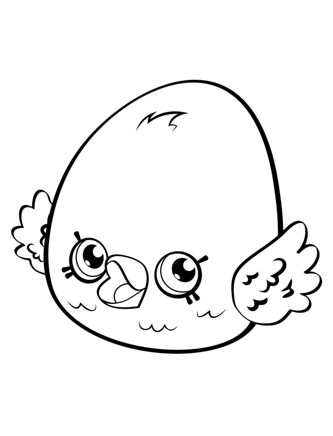 Eggchic Shopkins ausmalbilder