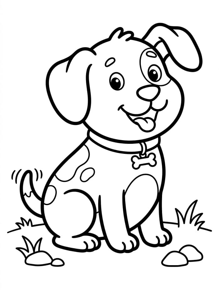 Hund ausmalbilder