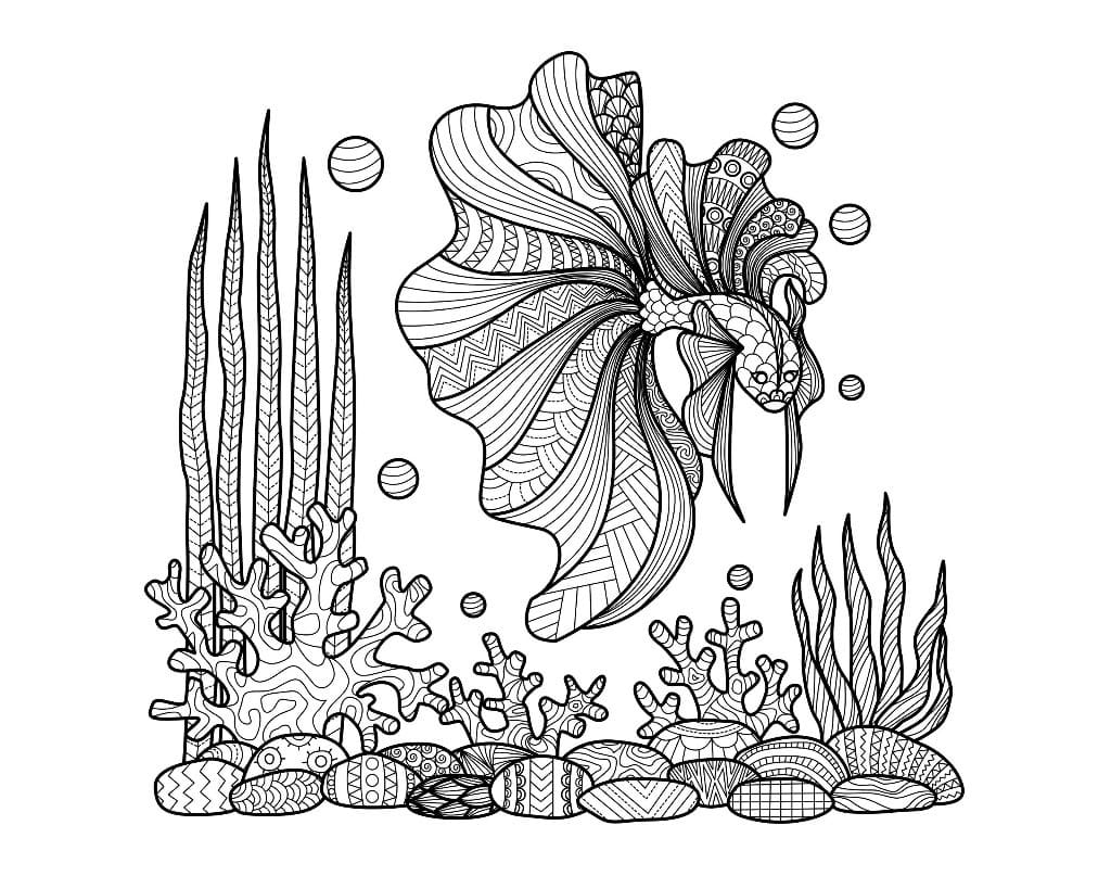 Einfaches Zentangle ausmalbilder