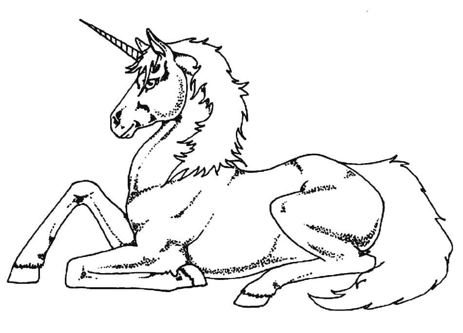 Einhorn (5) ausmalbilder