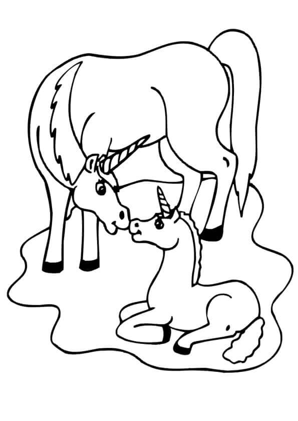 Einhorn (6) ausmalbilder