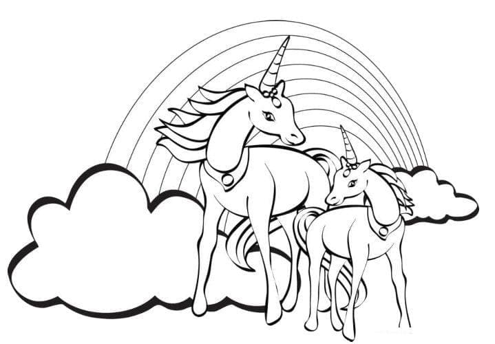 Einhorn Bild Kostenlos ausmalbilder