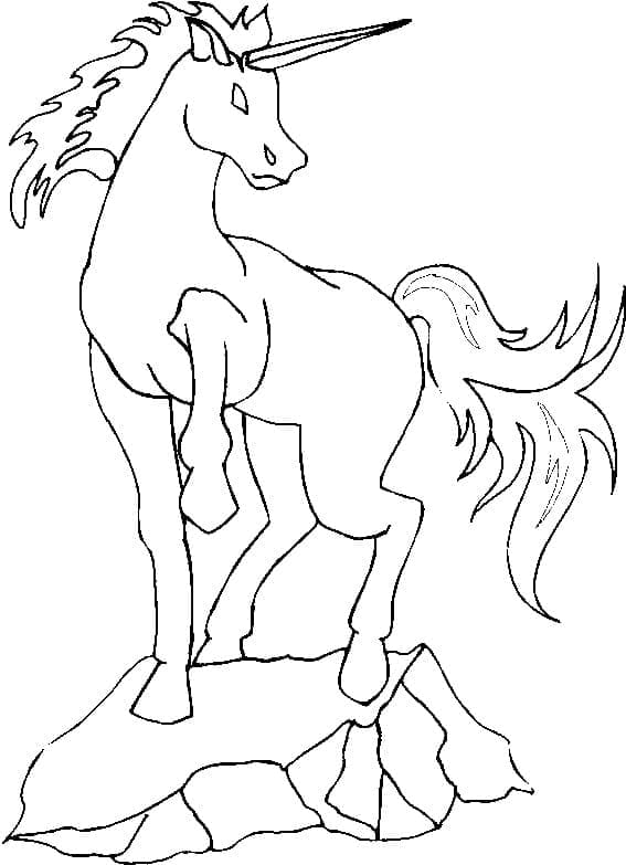 Einhorn Für 2-Jährige Kinder ausmalbilder