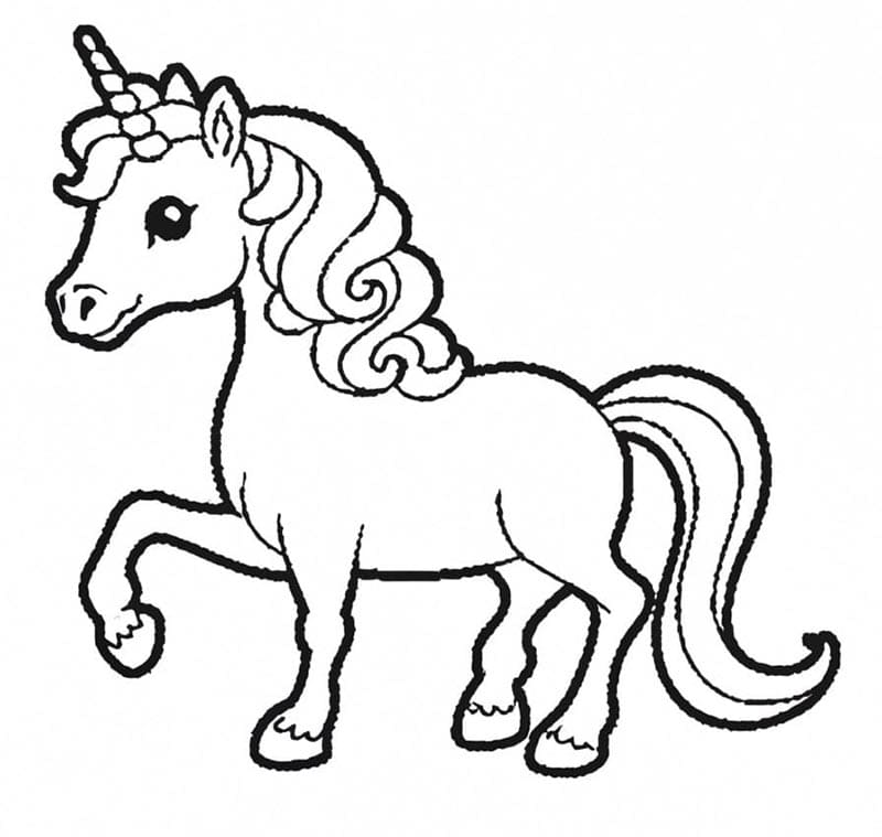 Einhorn Kostenlos Für Kinder ausmalbilder