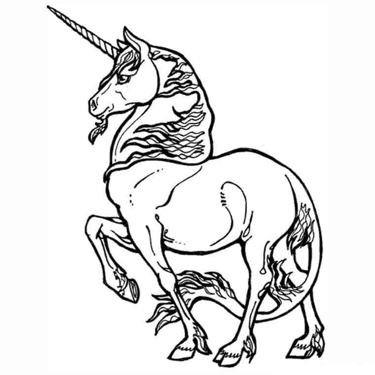 Einhorn Zum Drucken Gratis ausmalbilder