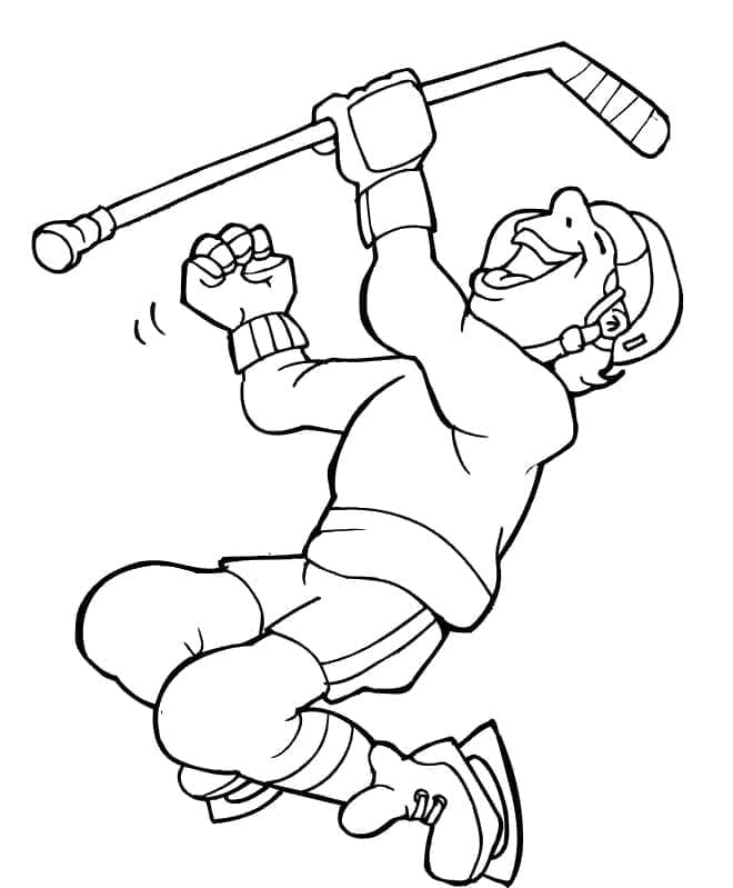 Eishockey Bild Frei ausmalbilder