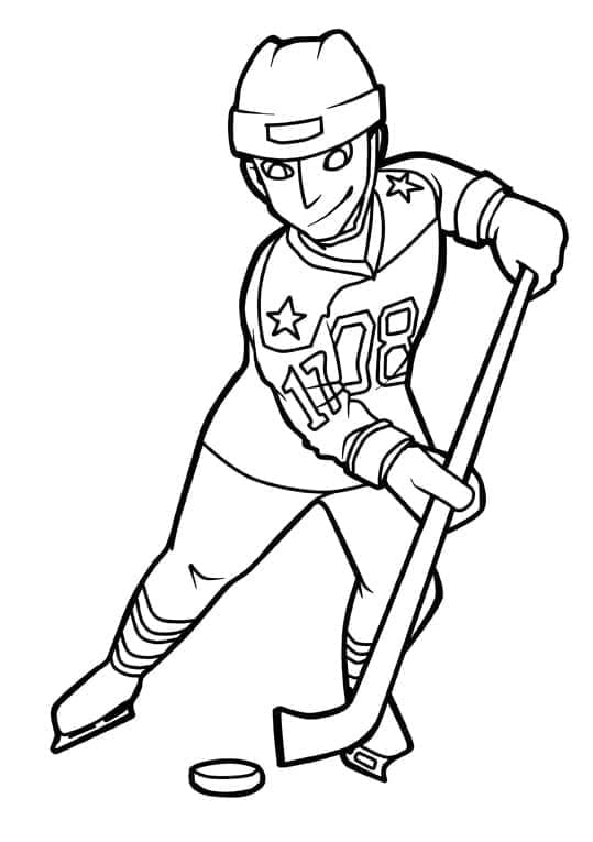 Eishockey Drucken ausmalbilder