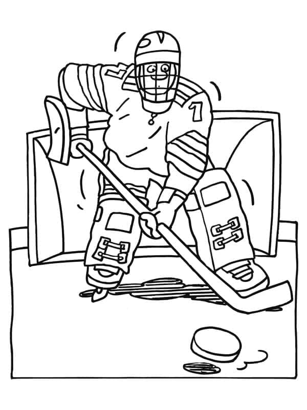 Eishockey Für 1-Jährige Kinder ausmalbilder