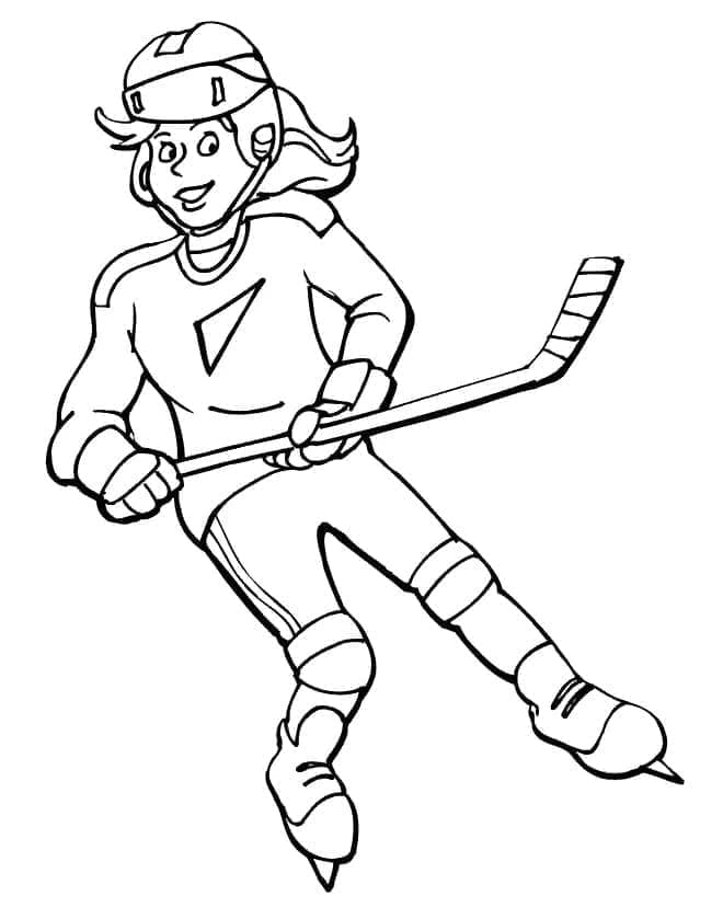 Eishockey Für 4-Jährige Kinder ausmalbilder