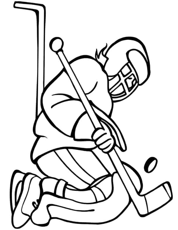 Eishockey Für 6-Jährige Kinder ausmalbilder