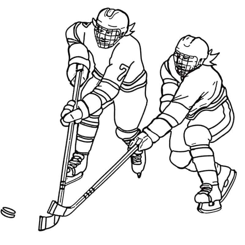 Eishockey Für Kinder Gratis ausmalbilder