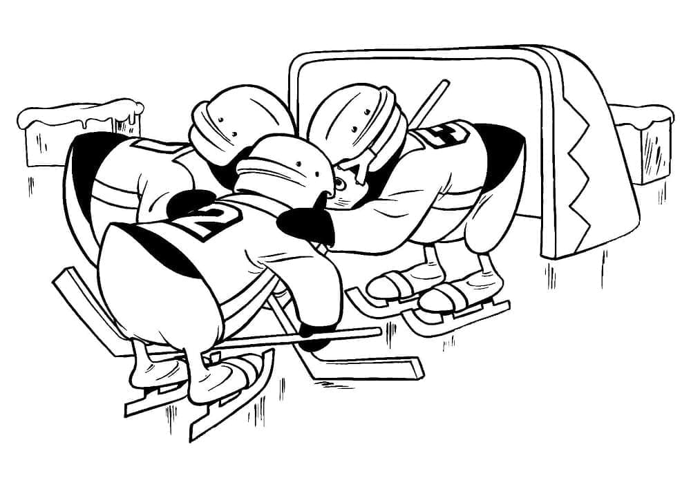 Eishockey Kostenlos Druckbar ausmalbilder