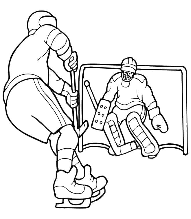 Eishockey Kostenlos Für Kinder ausmalbilder