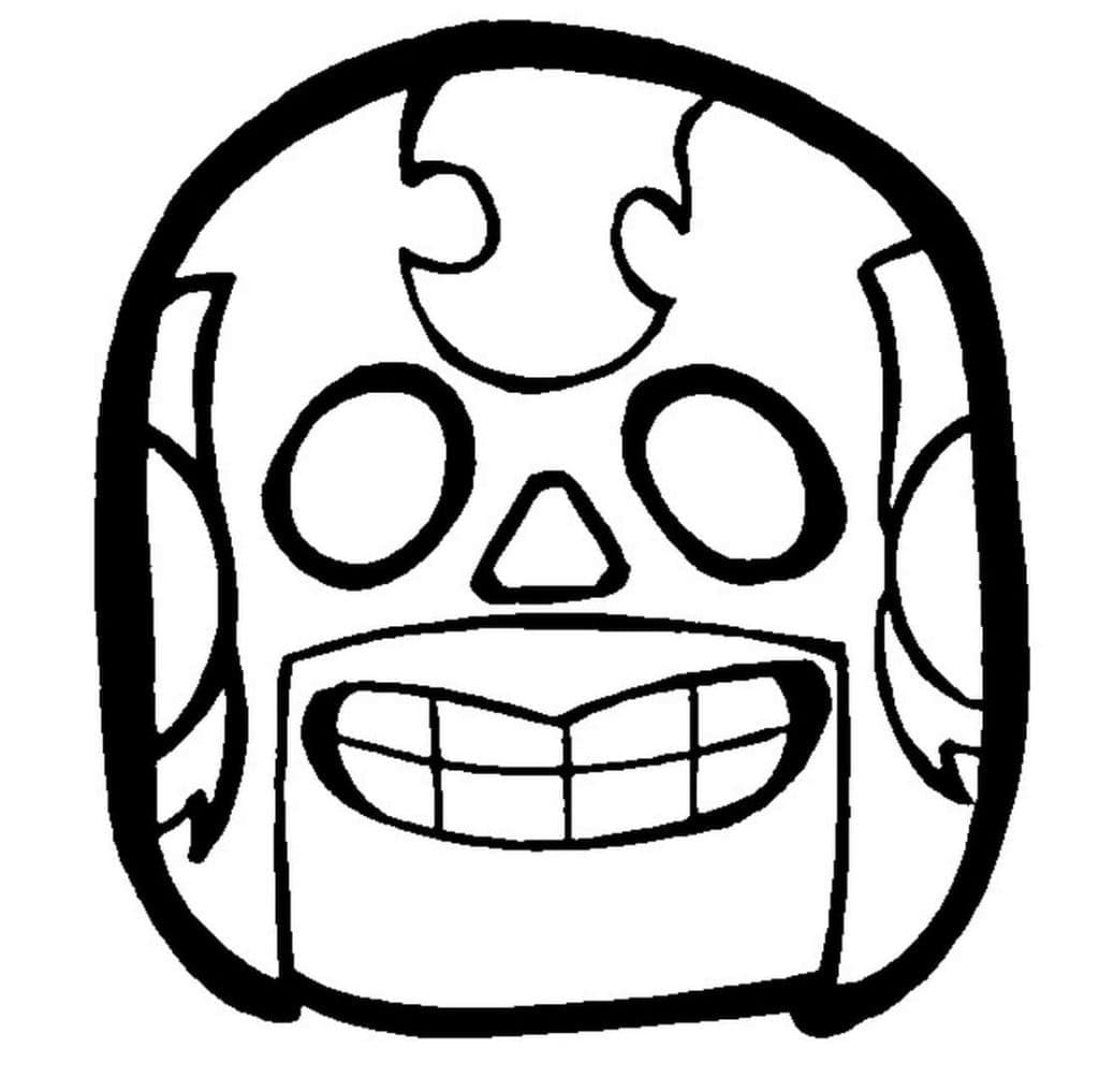 El Primo Brawl Stars ausmalbilder