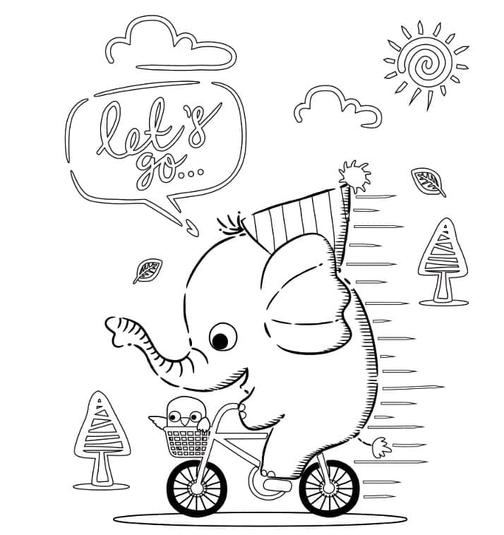 Elefant Bild ausmalbilder