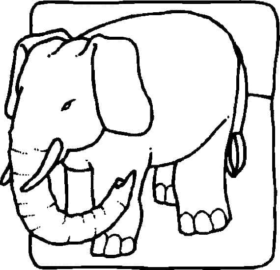 Elefant Für Kinder ausmalbilder